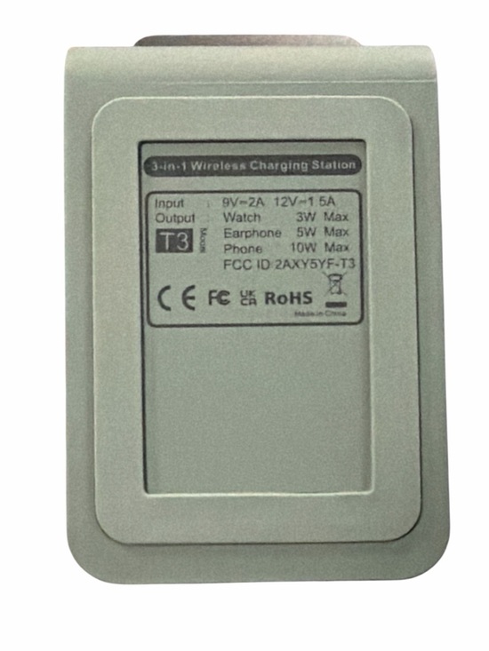 Wireless Charging Station - 3-IN-1 - for Apple Watch, AirPods +Compatible Phones - Picture 5 of 5